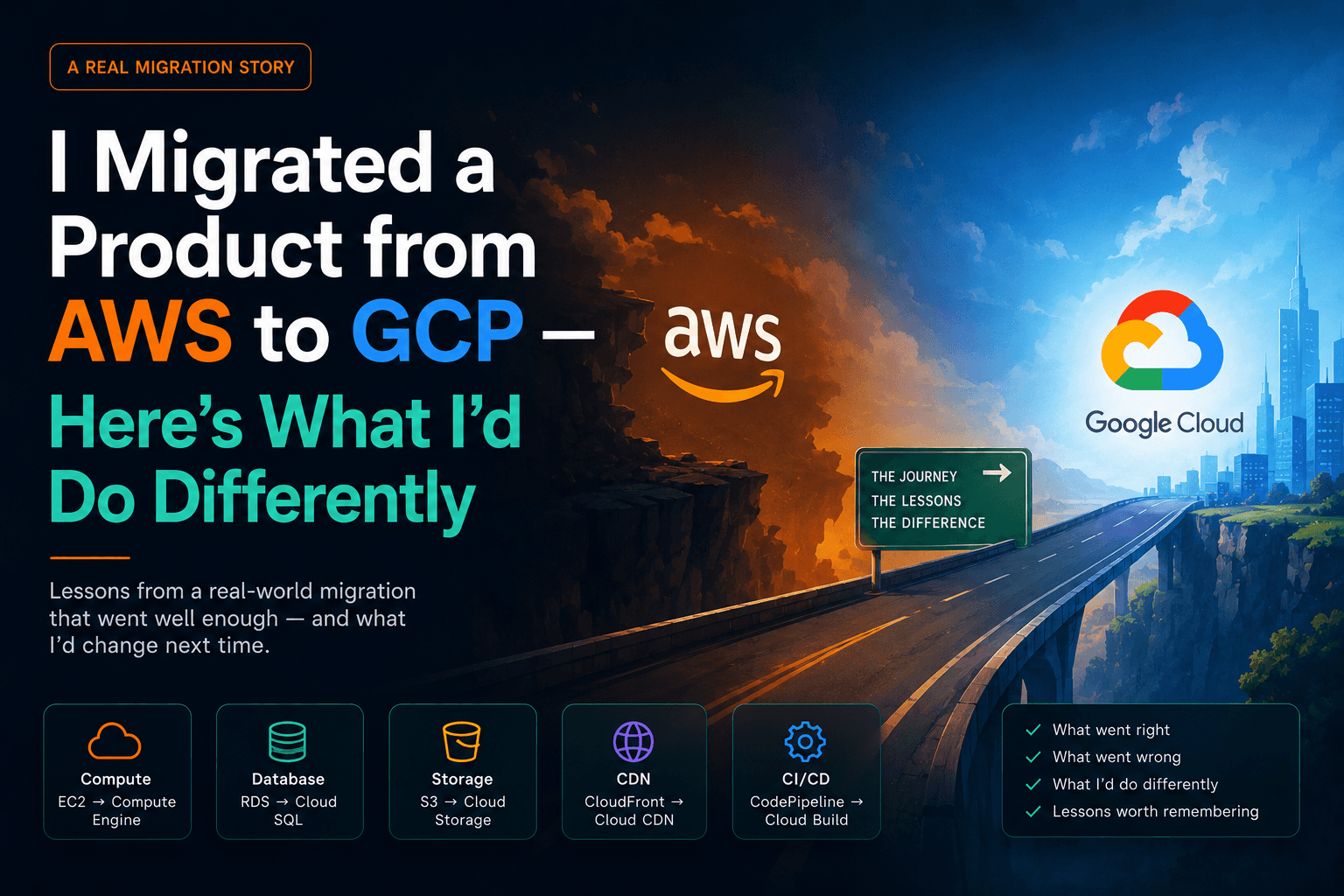 I Migrated a Product from AWS to GCP — Here's What I'd Do Differently